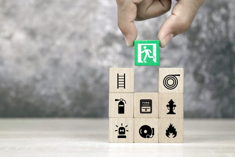 消防に関するブロック